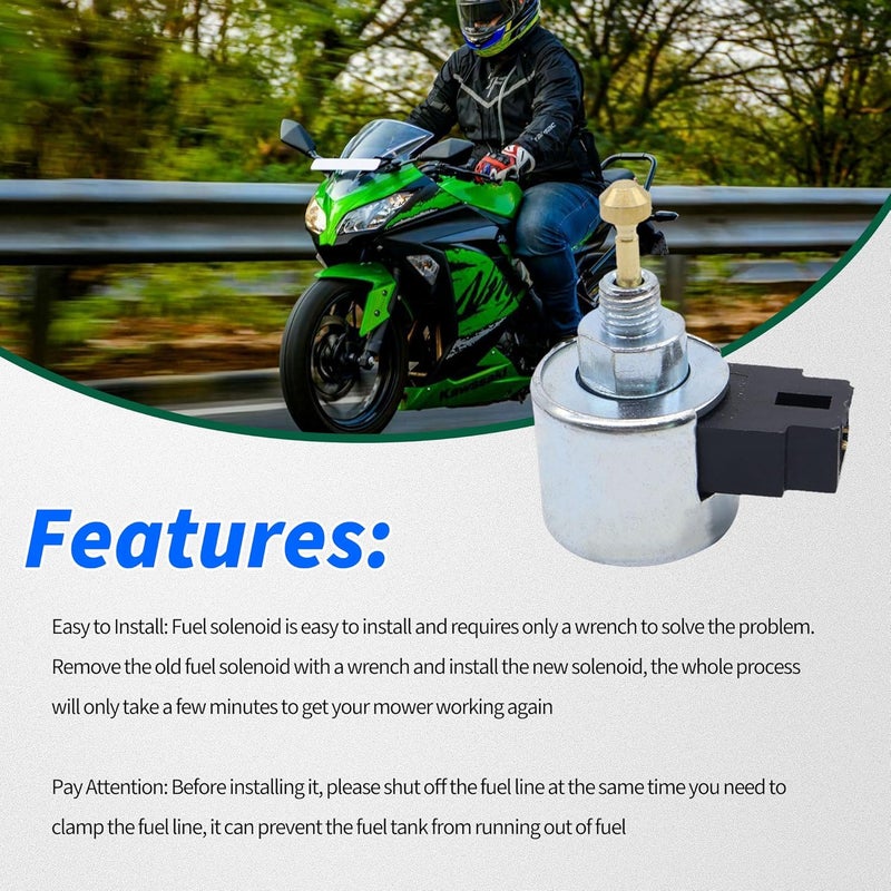 OXCANO Carburetor Fuel Solenoid 21188-7003 Replacement for Kawasaki FH601V FH641V FH680V FH721V FX 4-Cycle Engine - Image 2